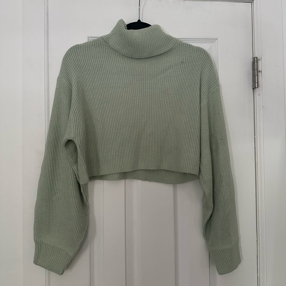 H&M sweater mint green